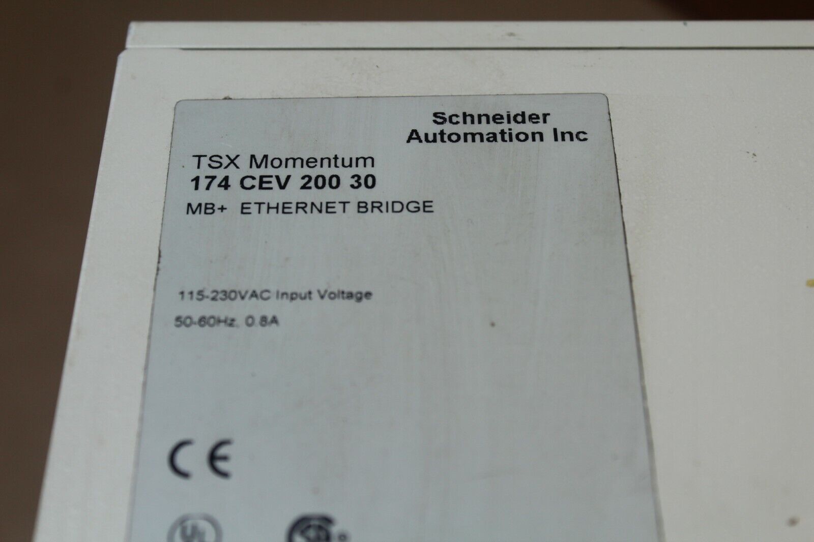 TELEMECANIQUE 174CEV20030 MB+ Ethernet Bridge TSX Momentum