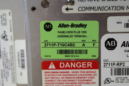 Allen-Bradley 2711P-T10C4B2 PanelView Plus 1000