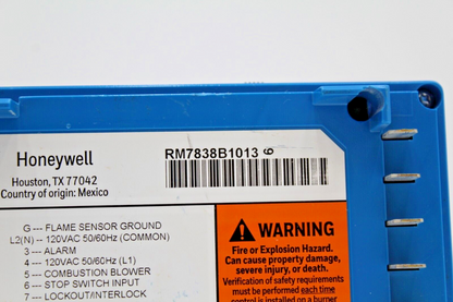 Honeywell RM7838B1013 Industrial Burner Control System