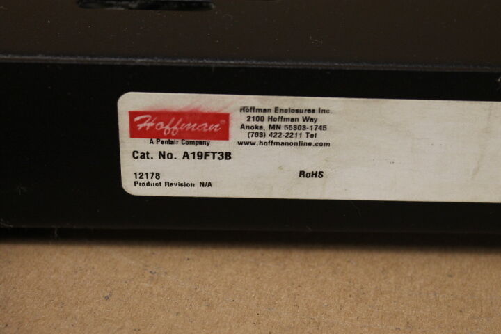 HOFFMAN A19FT3B FAN ENCLOSURE