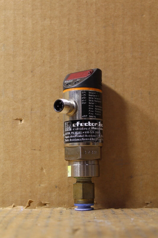 efector PN3224 Digital Adjustable Pressure Sensor