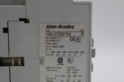 Allen-Bradley 100-C72D*00 Contactor