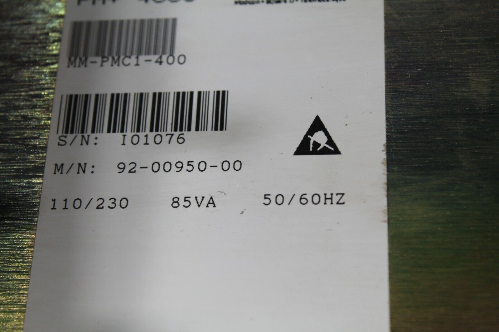 Cutler Hammer PanelMate Plus 91-00992-02 Monitor 