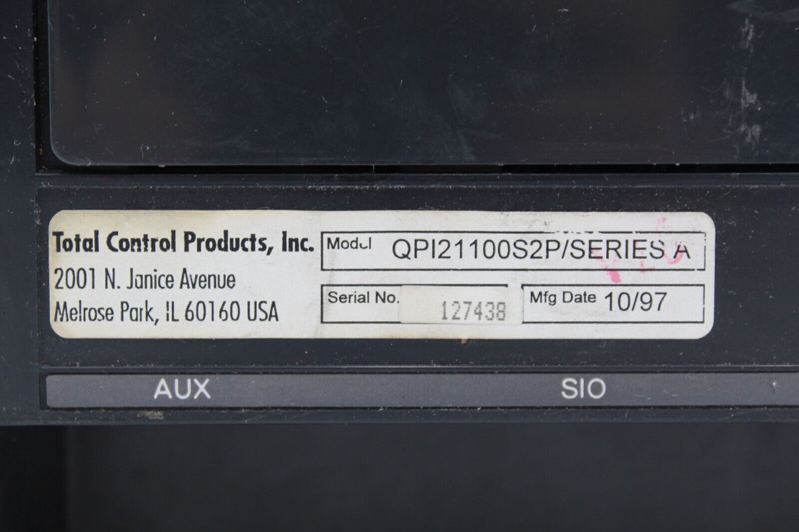 Total Control Quick Panel QPI21100S2P Operator Interface Panel