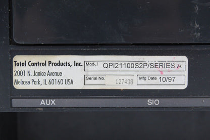 Total Control Quick Panel QPI21100S2P Operator Interface Panel