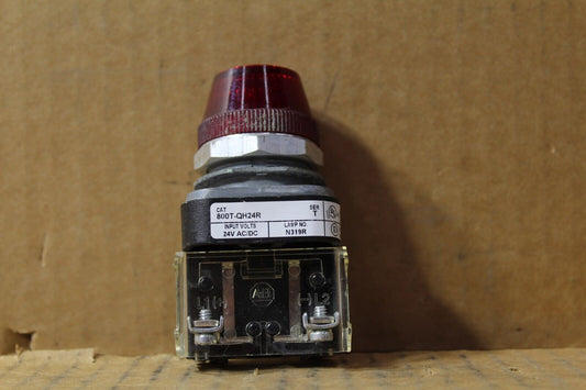 Allen-Bradley 800T-QH24R Red Pilot Light