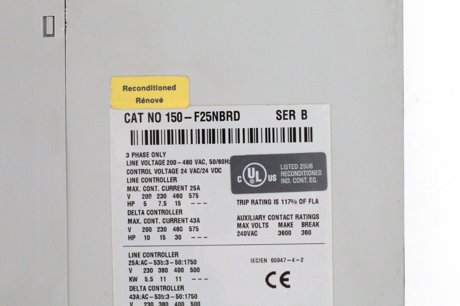 Allen-Bradley 150-F25NBRD SMC-Flex Smart Motor Controller (Crack)