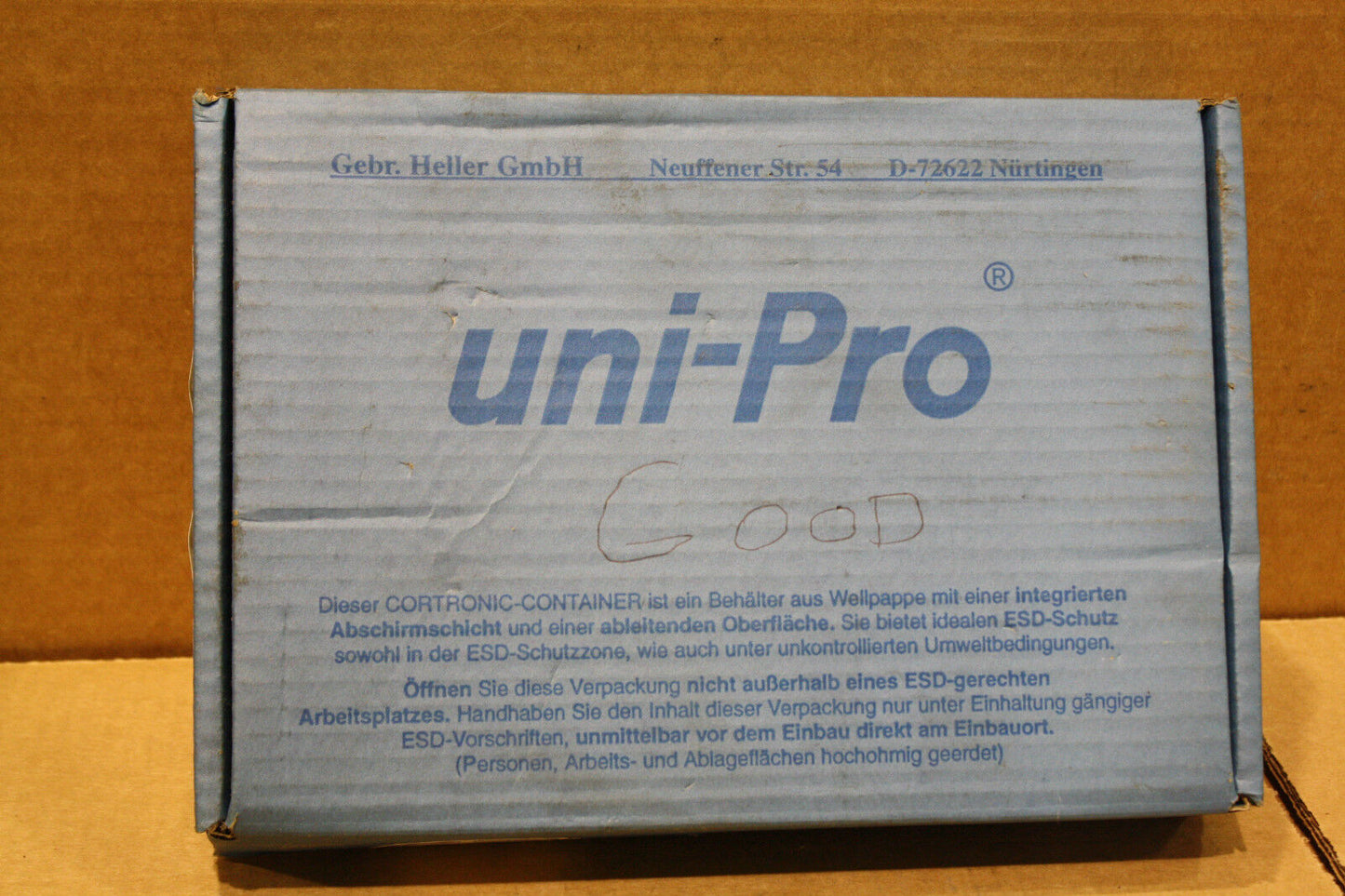 UNI-PRO CPU91E93 CONTROL BOARD K23.020218X-00736