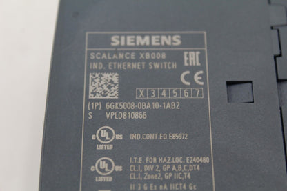 Siemens 6GK5008-0BA10-1AB2 Ethernet Port