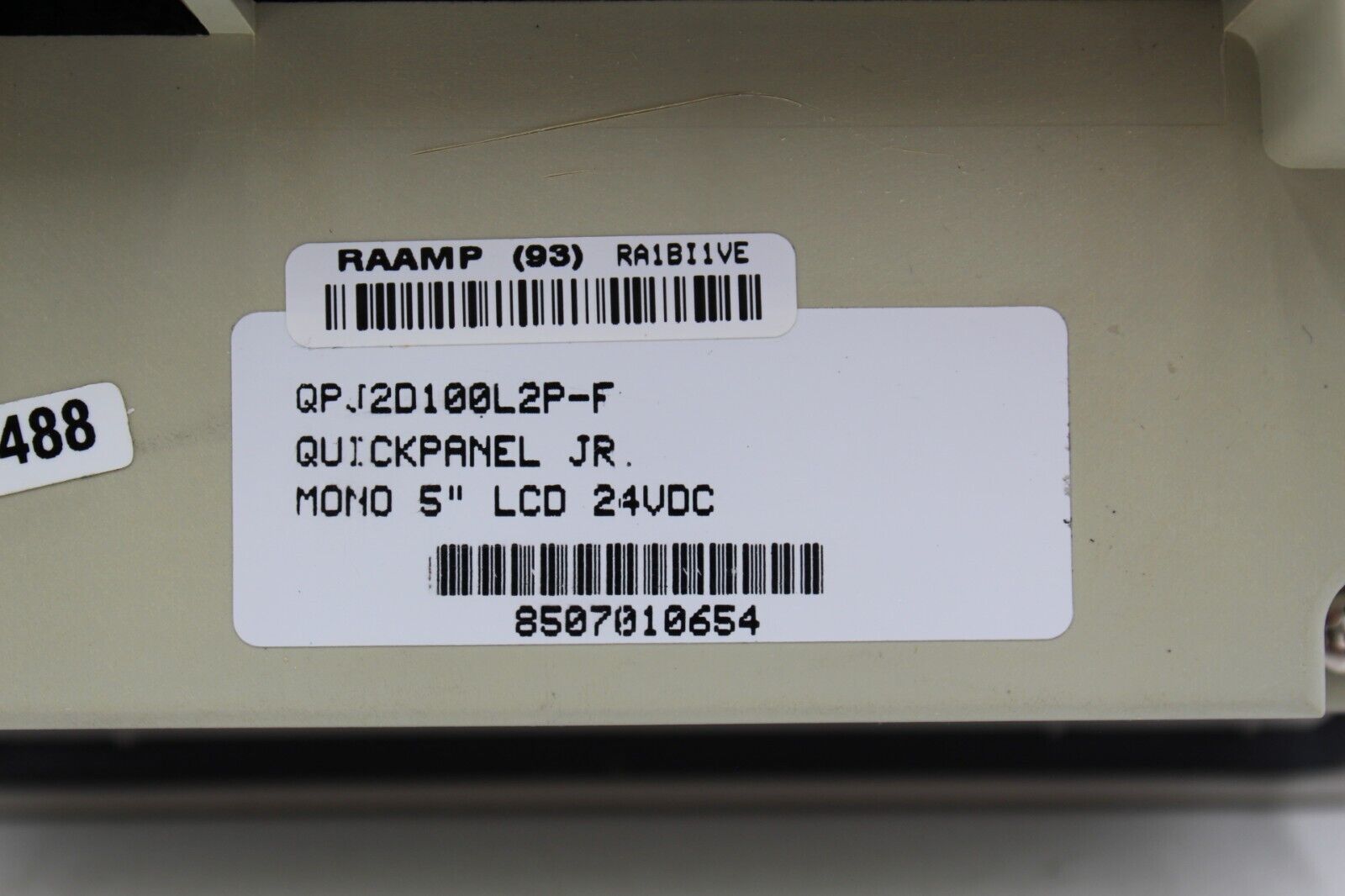Total Control Quick Panel QPJ2D100L2P-F Touch Panel