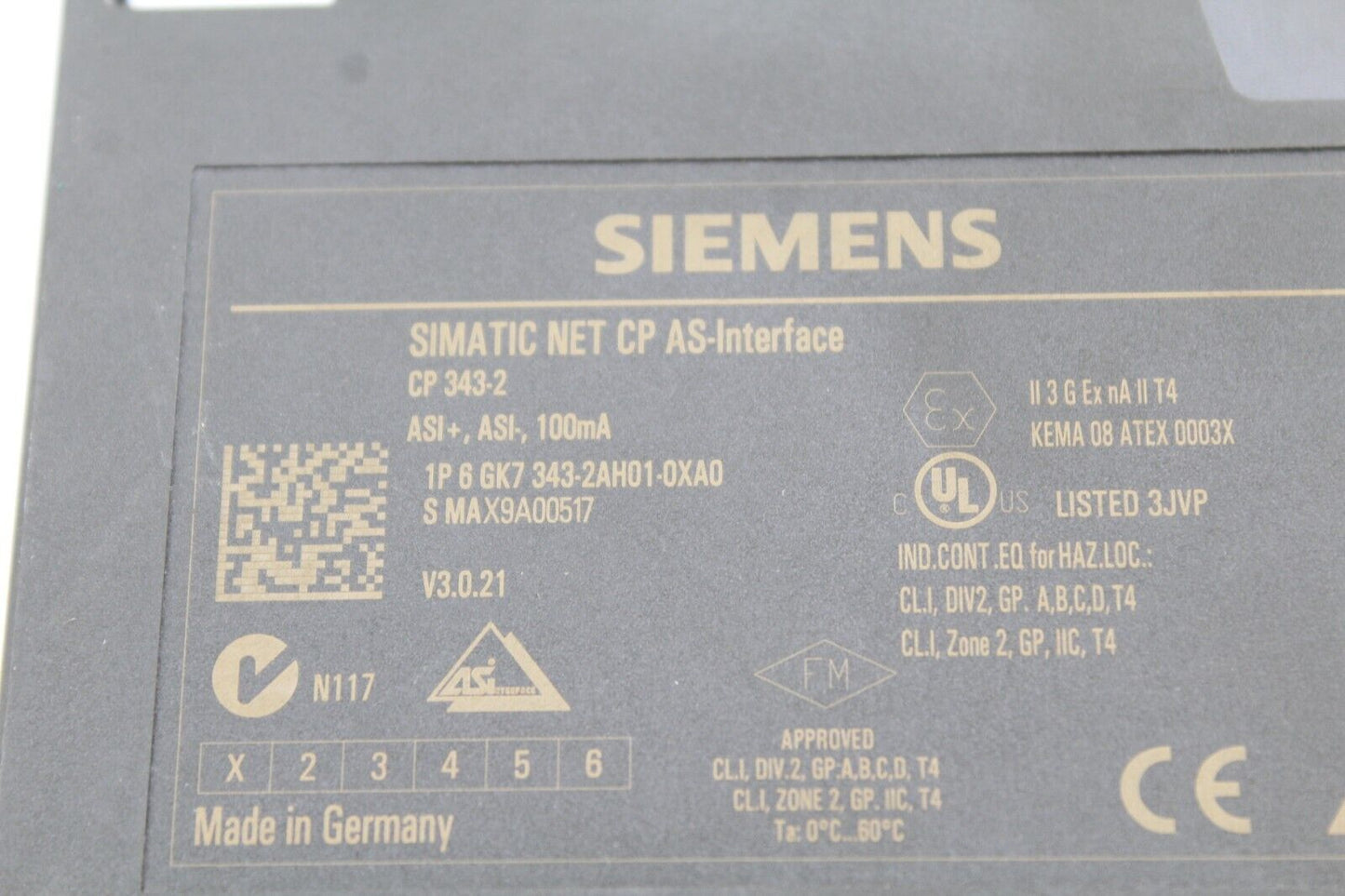 Siemens 6GK7 343-2AH01-0XA0 Simatic CP AS-Interface