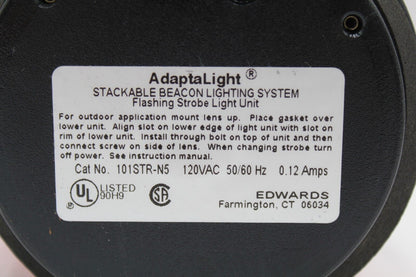 Edwards AdaptaLight 101STR-N5 Red Flashing Stackable Beacon