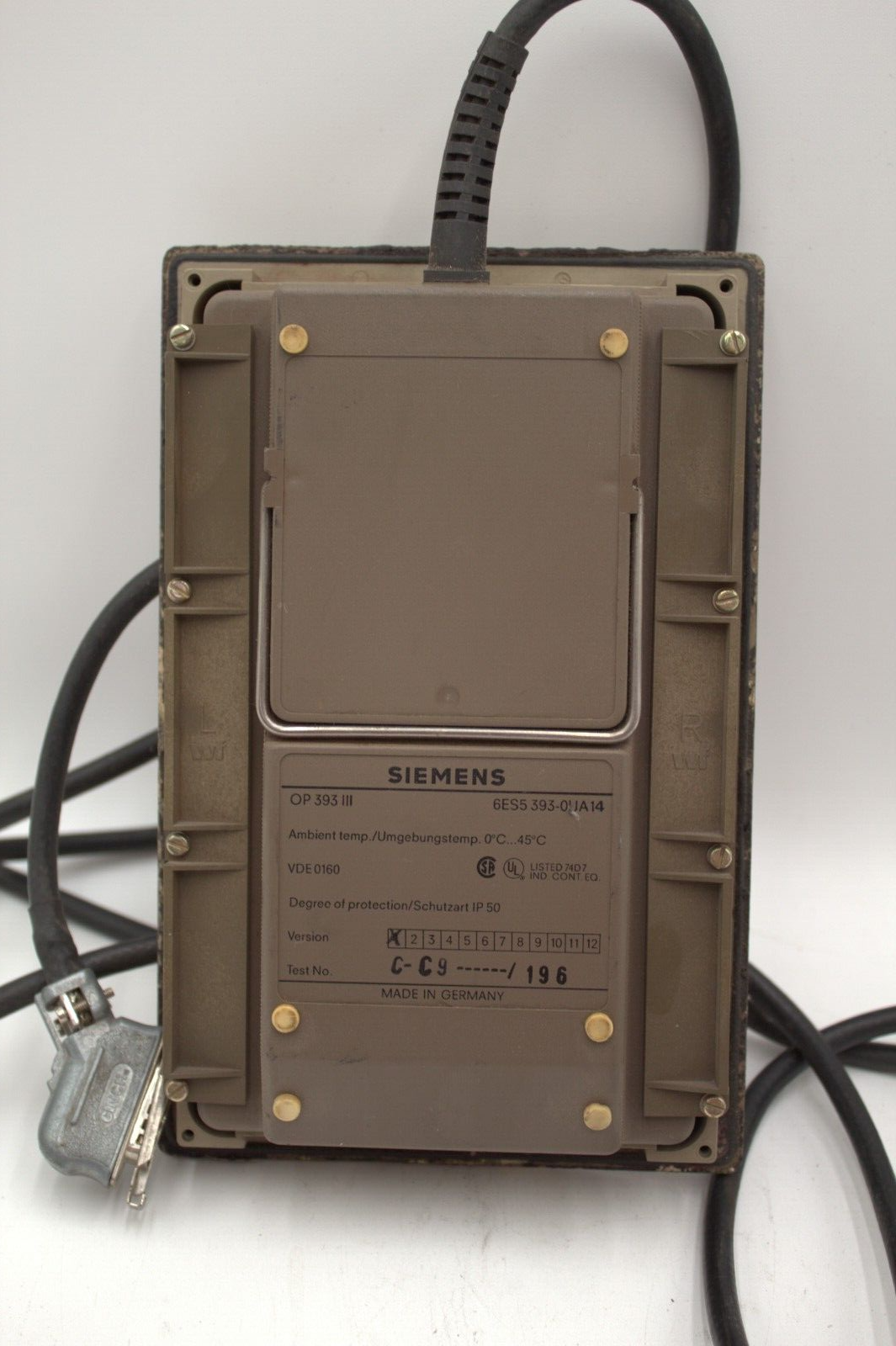 Siemens 6ES5 393-0UA14 Operator Panel