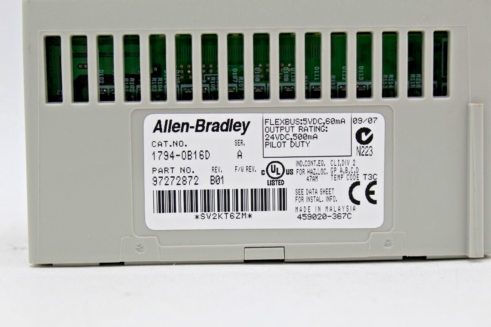 Allen-Bradley 1794-OB16D Flex I/O Source Output Module w/ Diagnostic