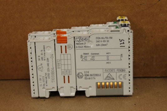 WAGO 750-550 TWO CHANNEL OUTPUT