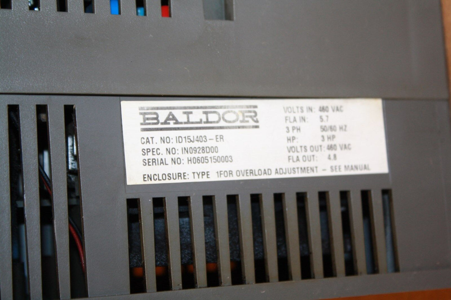 BALDOR ID15J403-ER AC INVERTER