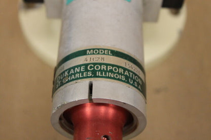 DUKANE 41C28 PROBE WITH PARKER XLT08-06B4-F-B THRUSTER SLIDE ON MOUNTING BRACKET