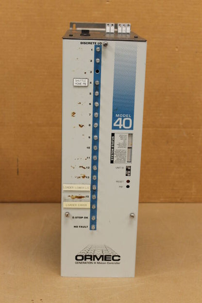 ORMEC GN3-40/2M MODEL 40 MOTION CONTROLLER