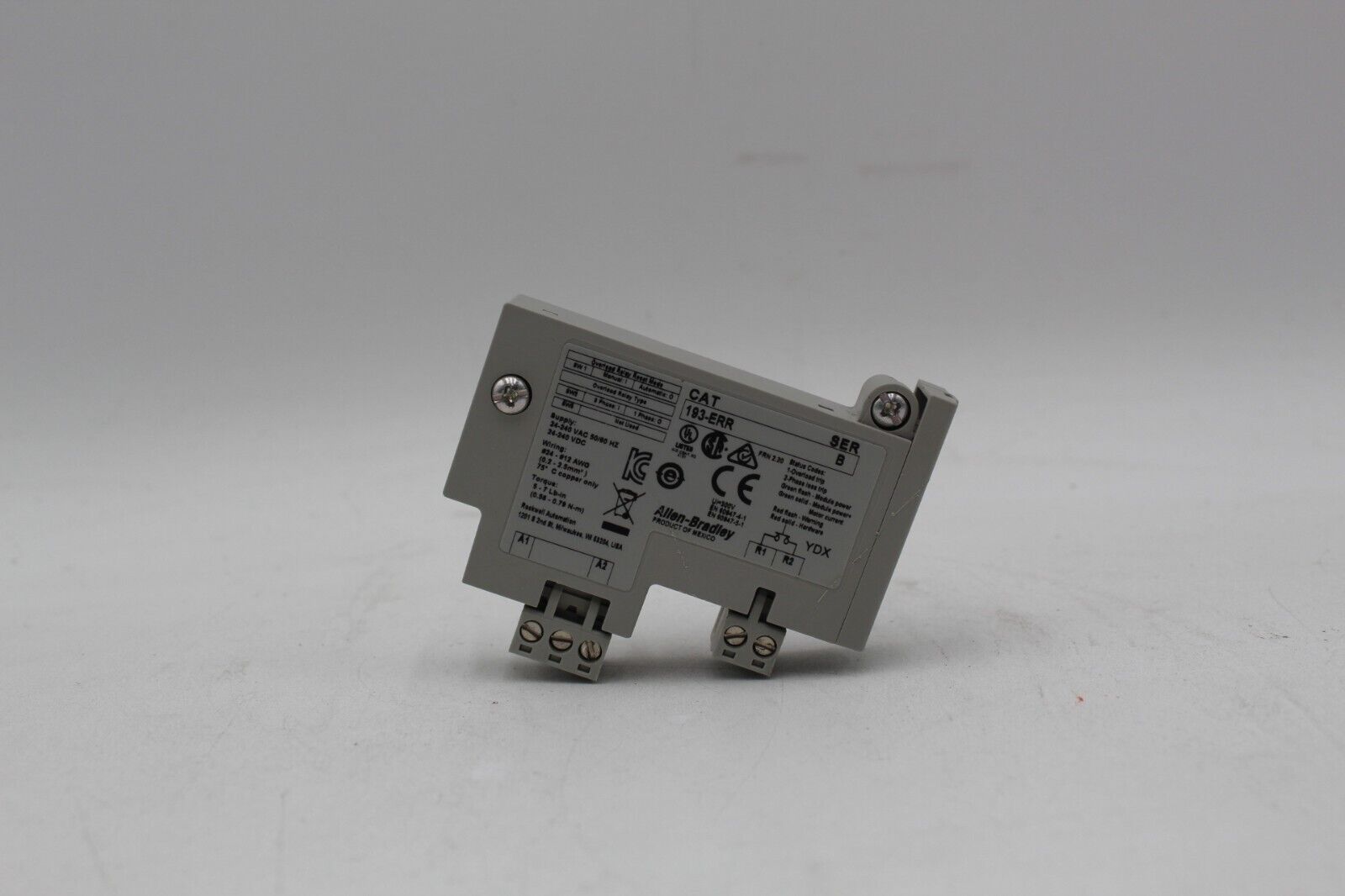 Allen-Bradley 193-ERR Overload Relay Reset Module