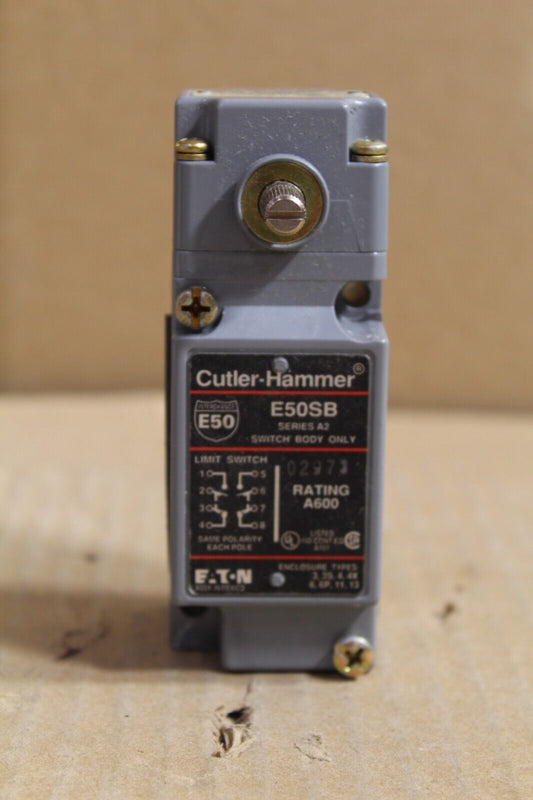Cutler-Hammer Switch Body/Operating Head/Receptacle (E50SB/E50DR1/E50RB)
