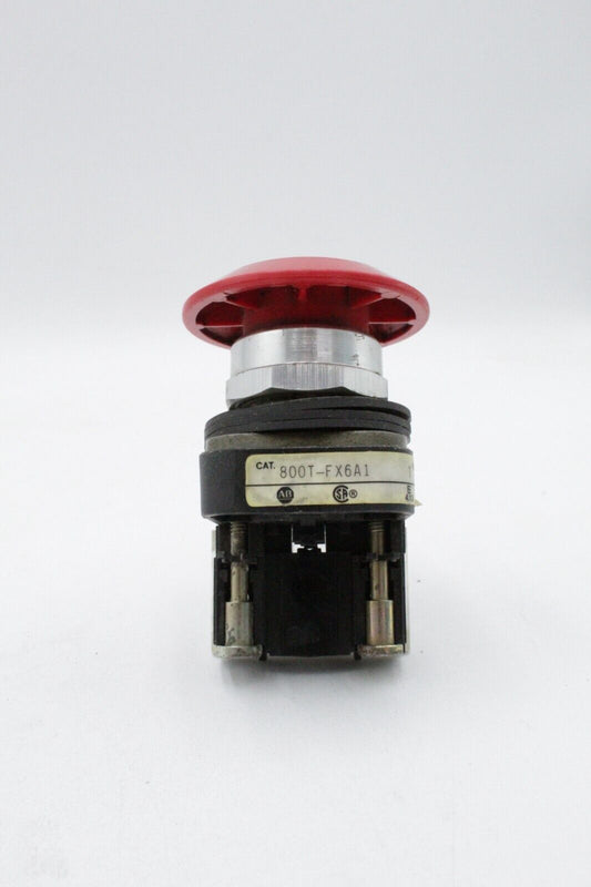Allen-Bradley 800T-FX6A1 Red Push/Pull Button