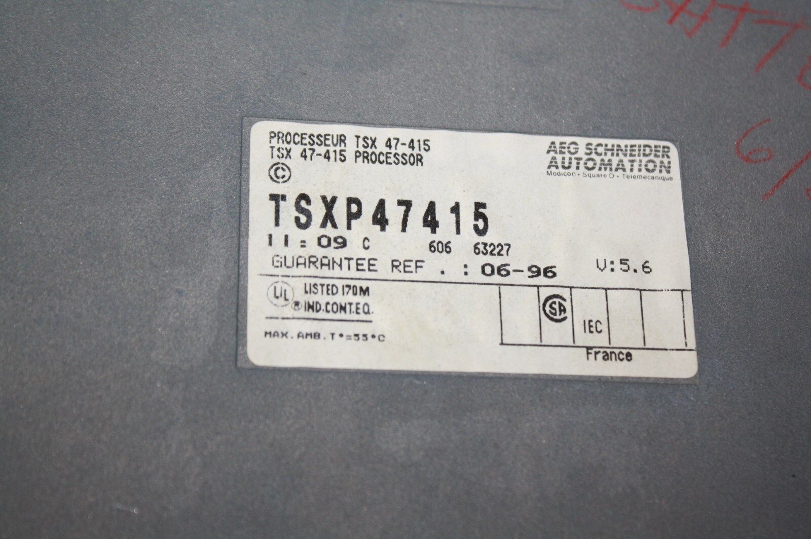 SCHNEIDER TSXP47415 PROCESSOR MODULE