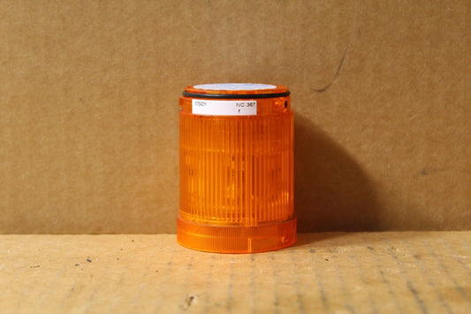 Allen-Bradley 855E-24TL5 Amber Stack Light 24V AC/DC w/ Lamp