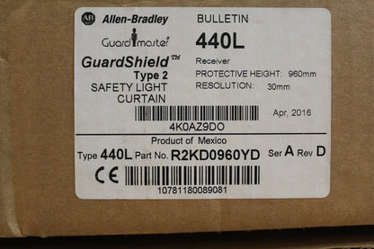 Allen Bradley 440L-R2KD0960YD Safety Light