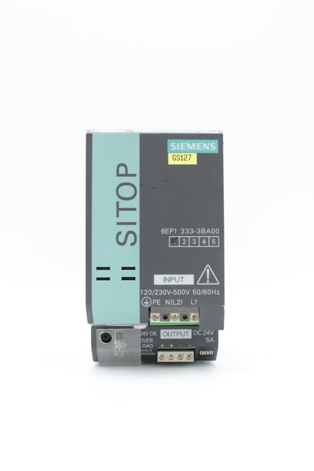 Siemens 6EP1333-3BA00 SITOP 5A Modular DC Power Supply