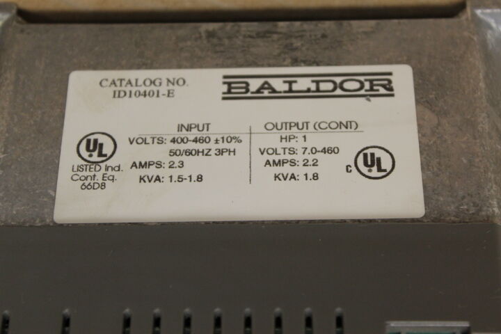 BALDOR ID10401-E AC INVERTER