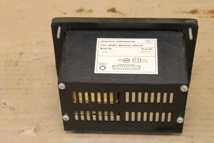 QUARTECH 8711 DATAMATE 8700