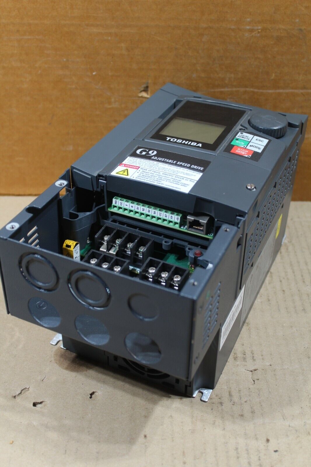 Toshiba VT130G9U4055 Transistor Inverter Missing Wiring Harness Cover*