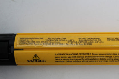 Banner SLPCE14-1110P8 EZ-Screen Low Profile Cascade Emitter