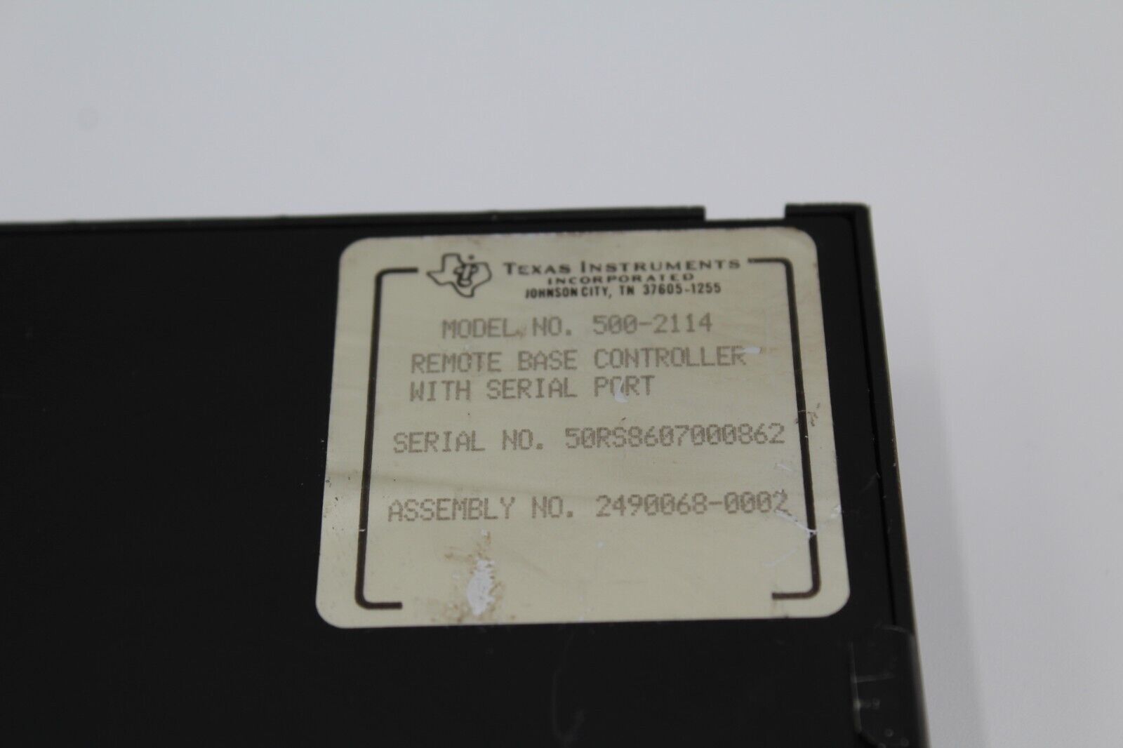 Texas Instruments 500-2114 Remote Base Controller