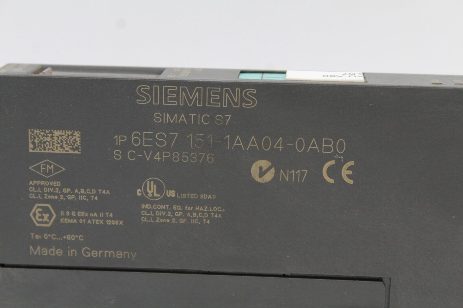 Siemens 6ES7151-1AA04-0AB0 Simatic S7 Interface Module