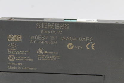Siemens 6ES7151-1AA04-0AB0 Simatic S7 Interface Module