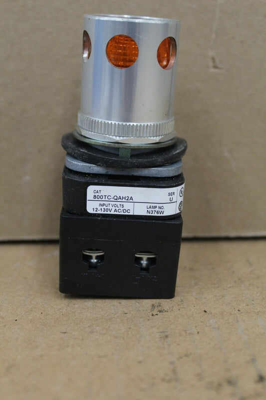 Allen Bradley 800TC-QAH2A Amber Push Button