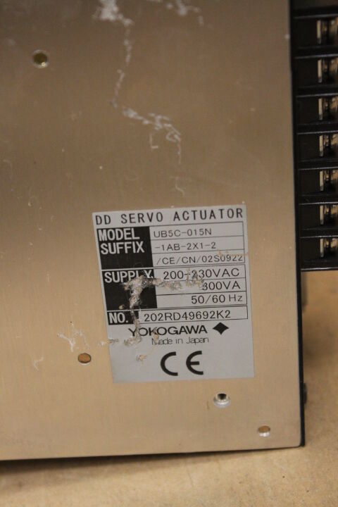 YOKOGAWA DYNASERV UB5C-015N-1AB-2X1-2/CE/CN/02S0922 DD SERVO ACTUATOR