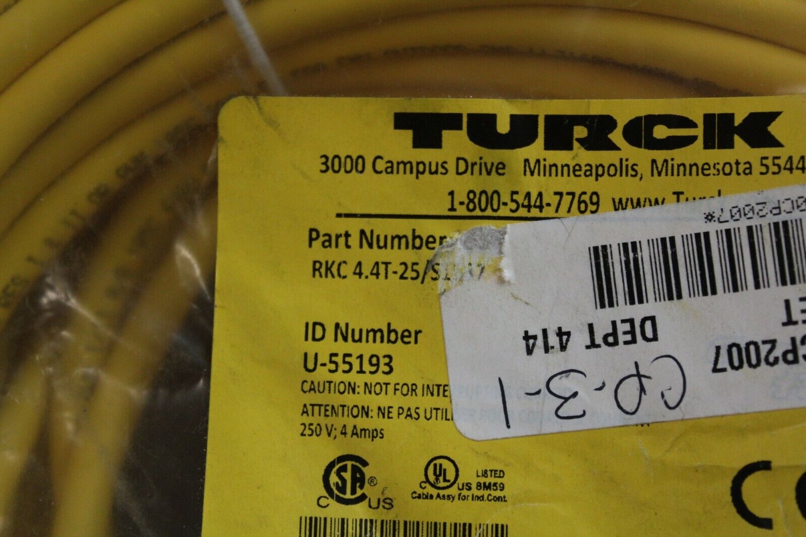 Turck RKC4.4T-25/S1587 