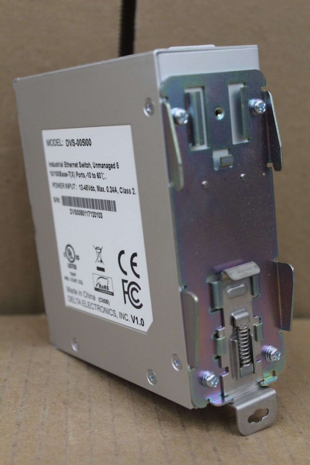 Delta DVS-005I00 Ethernet Port