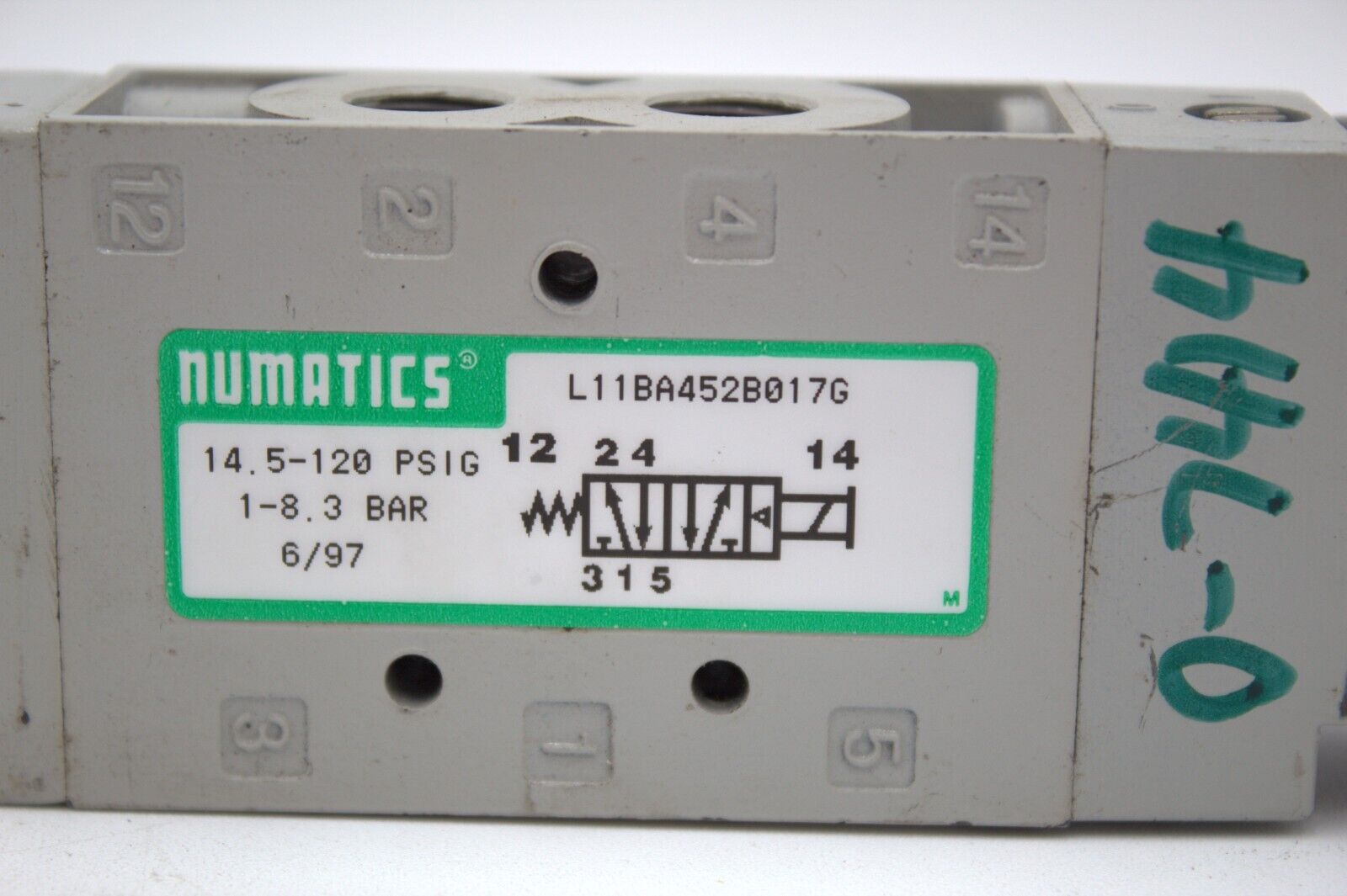Numatics L11BA452B017G Pneumatic Valve