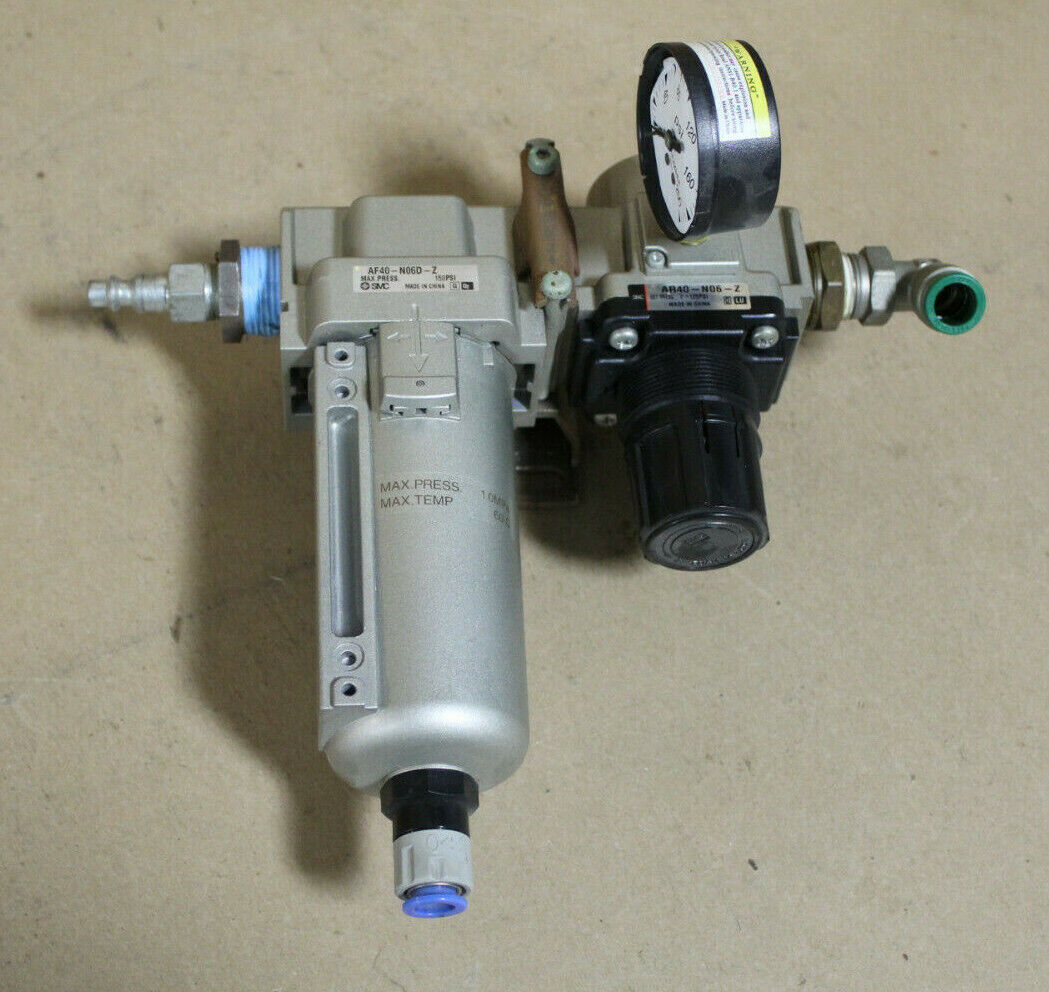 SMC AF40-N06D-Z Pneumatic Filter & AR40-N06-Z Regulator Modular