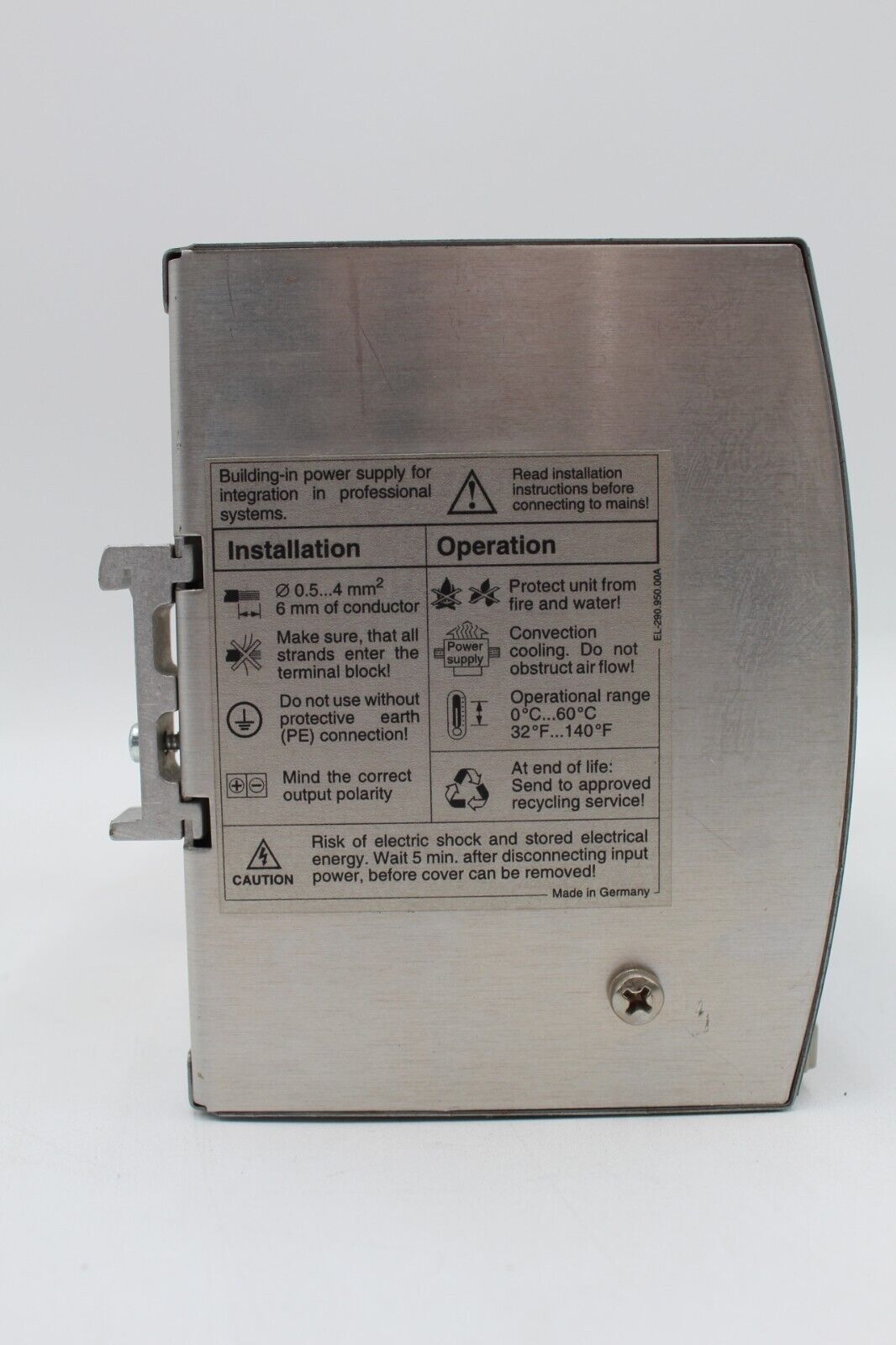 Emerson Sola SDN 20-24-480 Industrial Power Supply