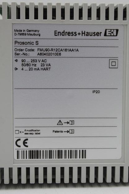 Endress+Hauser FMU90-R12CA232AA1A Ultrasonic Transmitter
