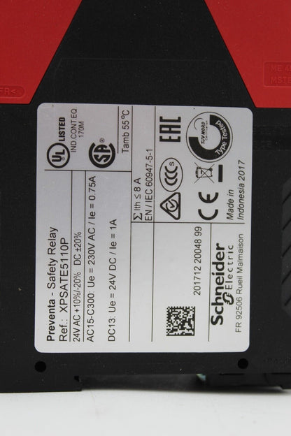Schneider Electric XPSATE5110P Safety Relay