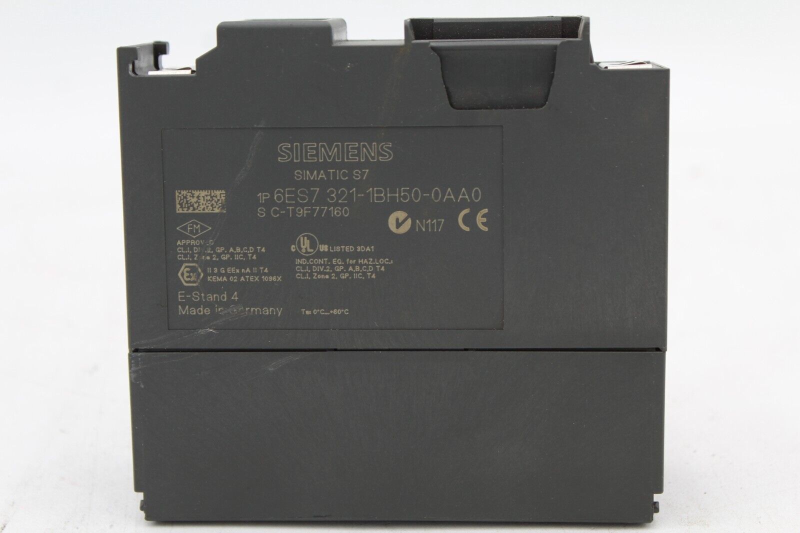 Siemens 6ES7321-1BH50-0AA0 Digital Input Module (No Cover)
