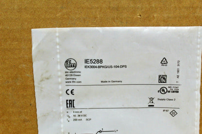IFM IE5288 Proximity Sensor