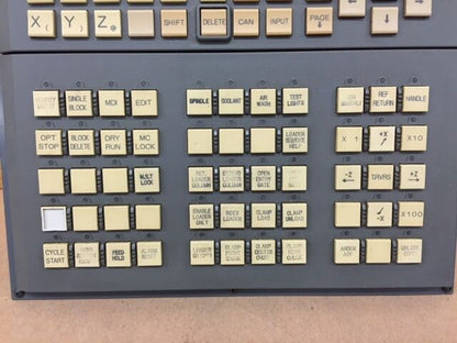 FANUC A02B-0236-C240 OPERATOR PANEL WITH A20B-8002-0020 INTERFACE