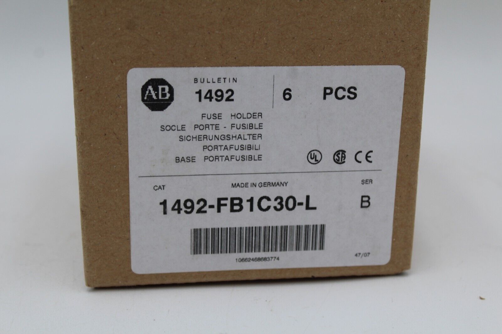 Allen-Bradley 1492-FB1C30-L Fuse Holder (1 PC)