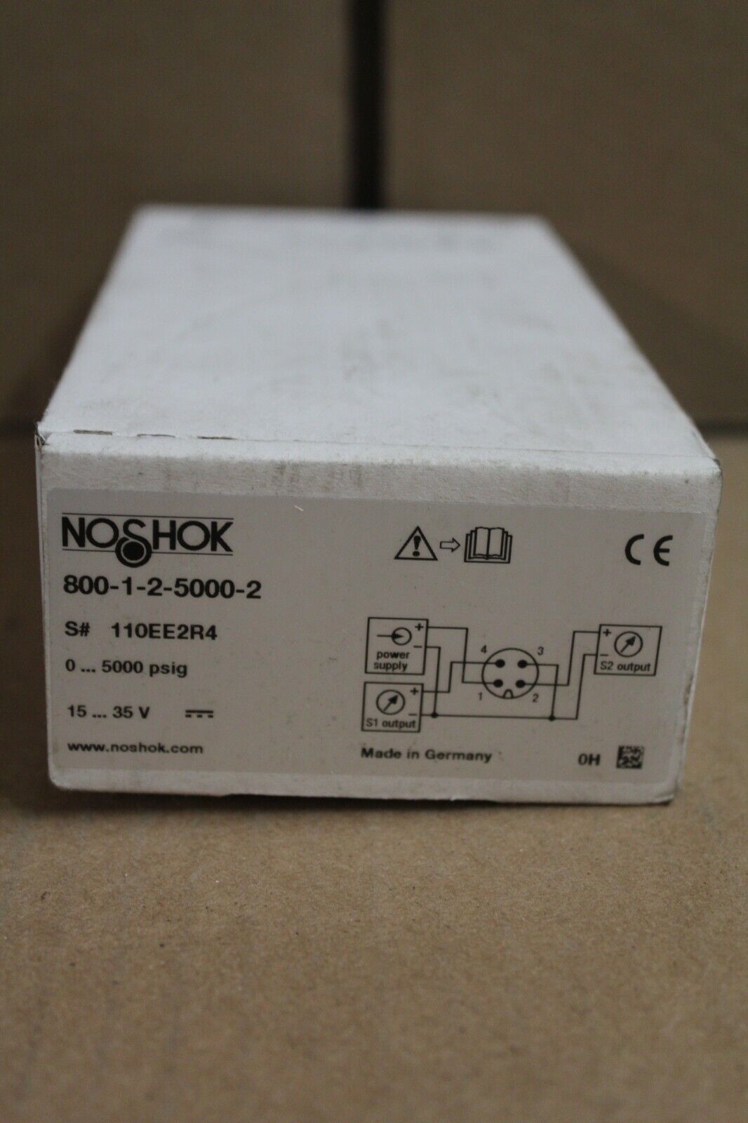 Noshok 800-1-2-500-2 Pressure Switch Sensor
